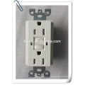 Listado UL Barep 20A 125V, tomacorriente GFCI resistente a manipulaciones, gfci blanco 20A